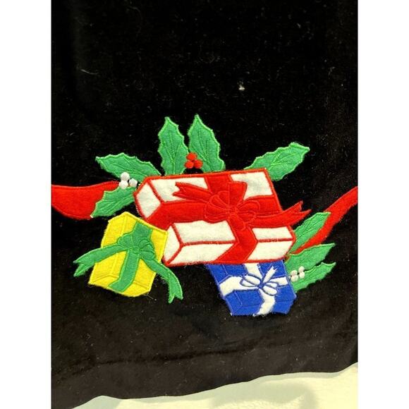 VTG The Eagle's Eye Skirt Women Large Maxi A-Line Christmas Velvet 80s 90s Y2K - Picture 5 of 10